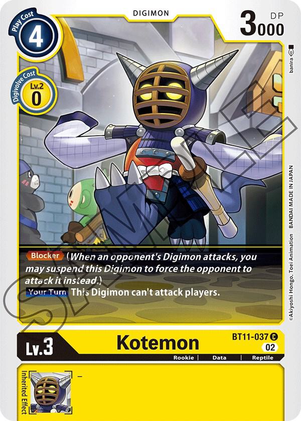 Kotemon BT11-037 C (Dimensional Phase) 