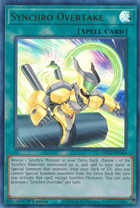 Synchro Overtake MP22-EN164 (2022 Tin of the Pharaoh's Gods)  - 1st Edition