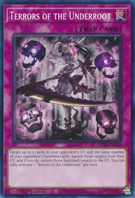 Terrors of the Underroot MP22-EN109 (2022 Tin of the Pharaoh's Gods)  - 1st Edition