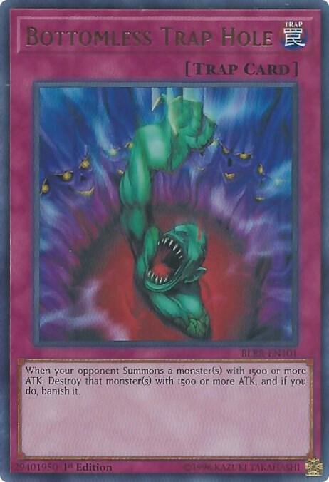 Bottomless Trap Hole BLRR-EN101 (Battles of Legend: Relentless Revenge)  - 1st Edition