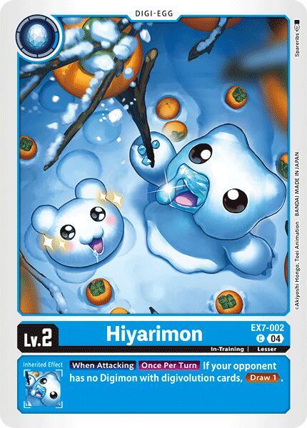 Hiyarimon EX7-002 C (Digimon LIBERATOR) 