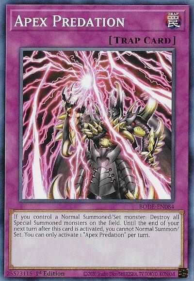 Apex Predation BODE-EN084 (Burst of Destiny)  - 1st Edition