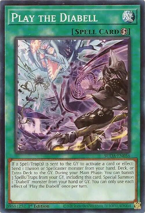Play the Diabell SUDA-EN056 (Supreme Darkness)  - 1st Edition