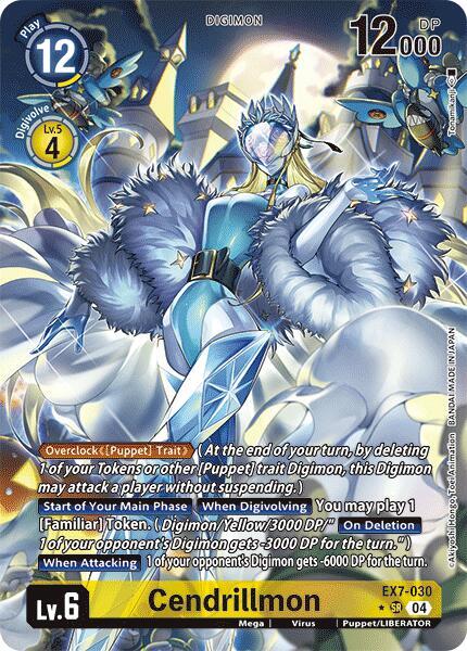 Cendrillmon Alternate Art EX7-030 SR (Digimon LIBERATOR)  - Foil