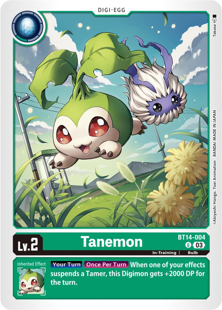 Tanemon BT14-004 U (Blast Ace) 