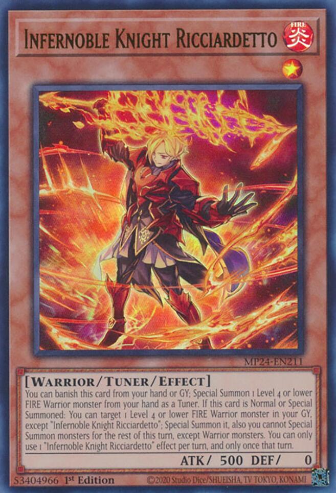 Infernoble Knight Ricciardetto MP24-EN211 (25th Anniversary Tin: Dueling Mirrors)  - 1st Edition