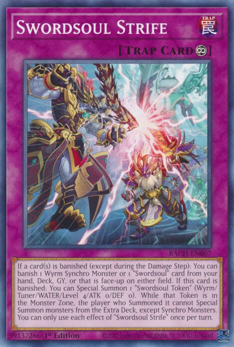 Swordsoul Strife BACH-EN067 (Battle of Chaos)  - 1st Edition