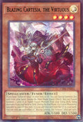 Blazing Cartesia the Virtuous CH01-EN004 (THE CHRONICLES DECK: The Fallen & The Virtuous (All-Foil Edition))  - 1st Edition