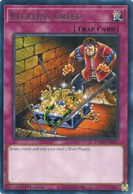Reckless Greed TAMA-EN057 (Tactical Masters)  - 1st Edition