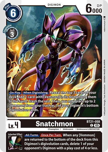Snatchmon BT21-058 C (World Convergence) 