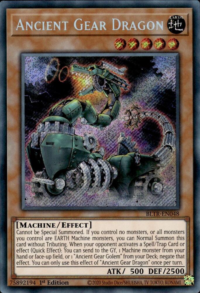 Ancient Gear Dragon BLTR-EN048 (Battles of Legend: Terminal Revenge)  - 1st Edition