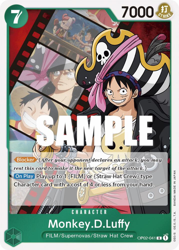 Monkey.D.Luffy OP02-041 (Paramount War) 
