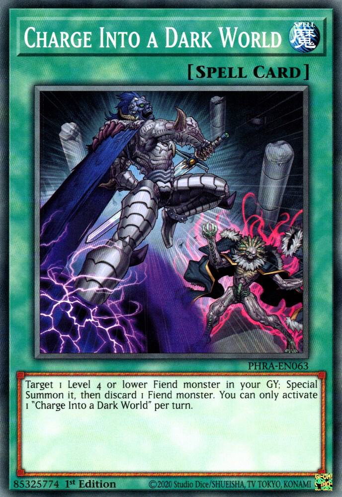 Charge Into a Dark World PHRA-EN063 (Phantom Rage)  - 1st Edition