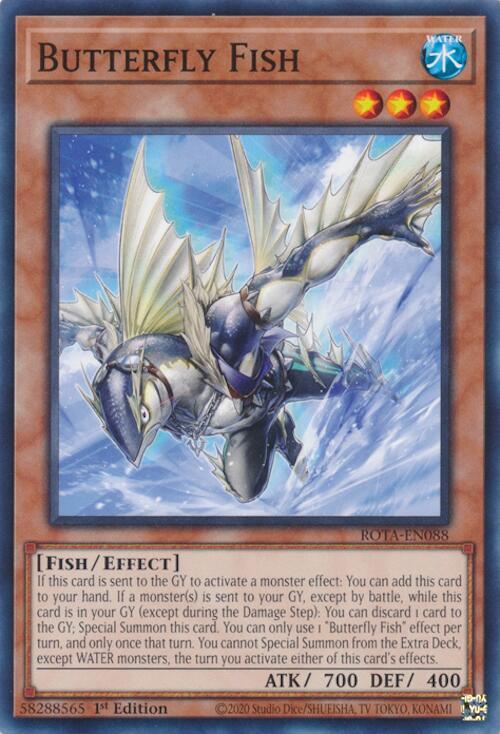 Butterfly Fish ROTA-EN088 (Rage of the Abyss)  - 1st Edition