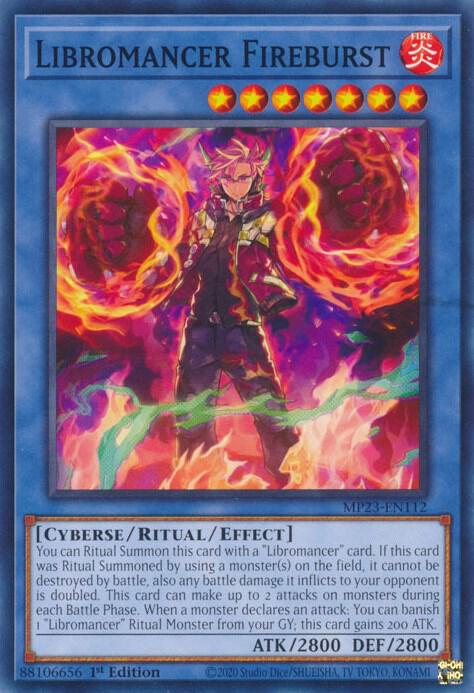 Libromancer Fireburst MP23-EN112 (25th Anniversary Tin: Dueling Heroes Mega Pack)  - 1st Edition
