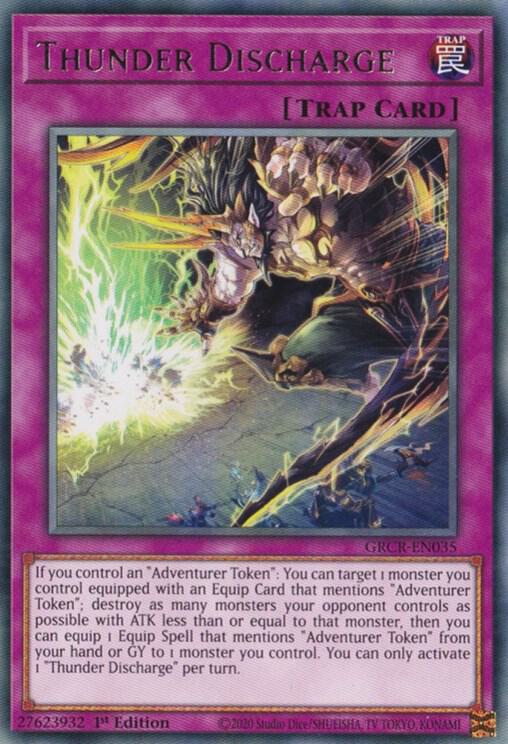 Thunder Discharge GRCR-EN035 (The Grand Creators)  - 1st Edition