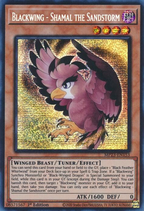 Blackwing Shamal the Sandstorm MP23-EN153 (25th Anniversary Tin: Dueling Heroes Mega Pack)  - 1st Edition