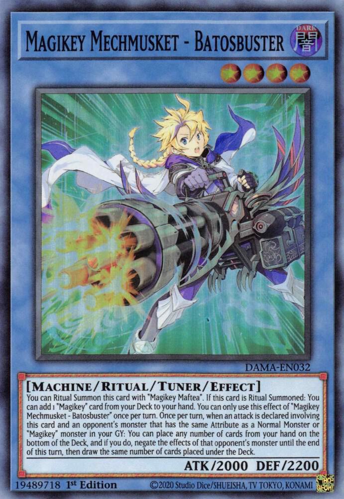 Magikey Mechmusket - Batosbuster DAMA-EN032 (Dawn of Majesty)  - 1st Edition