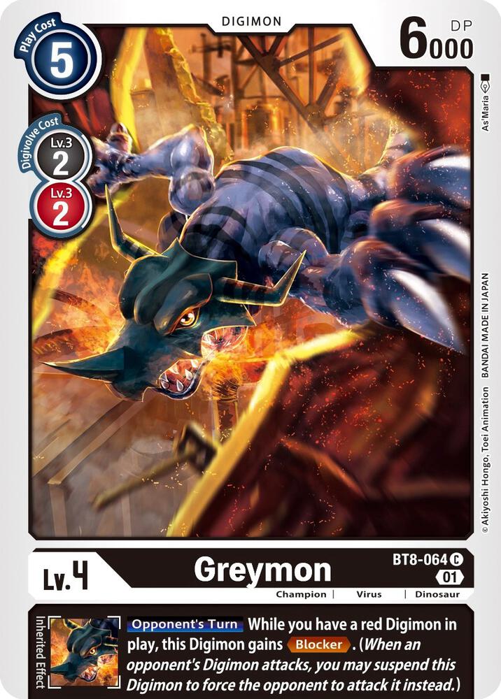 Greymon BT8-064 C (New Awakening) 