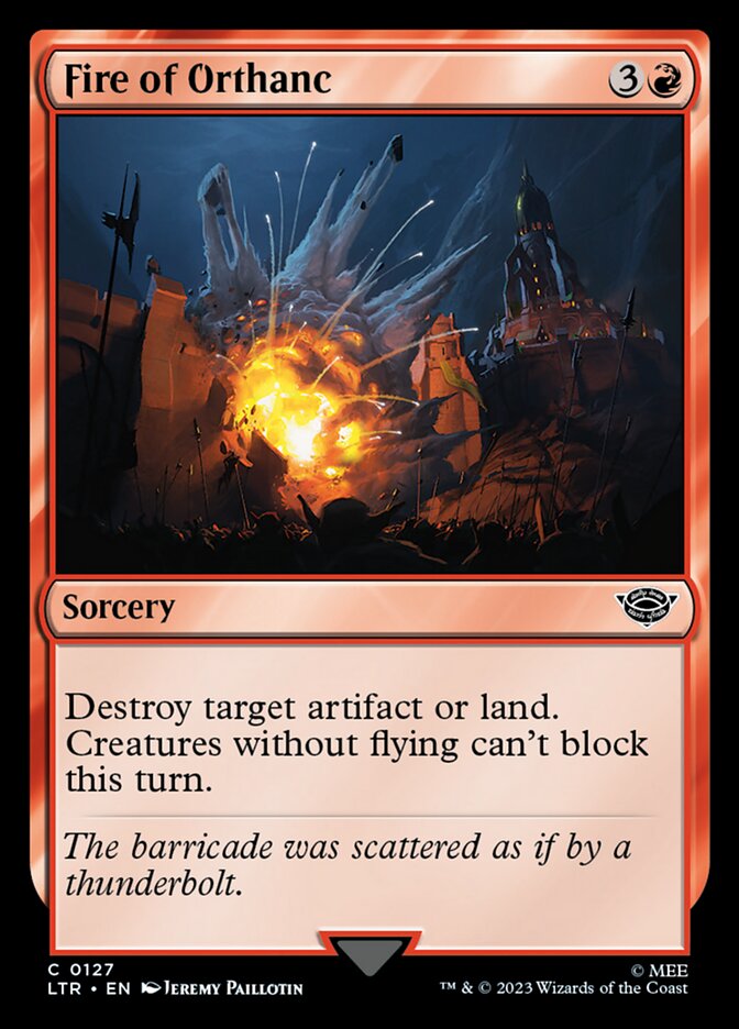 Fire of Orthanc 127 (Universes Beyond: The Lord of the Rings: Tales of Middle-earth) 