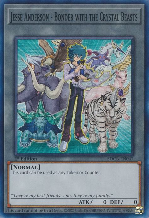 Jesse Anderson Bonder with the Crystal Beasts SDCB-EN047 (Structure Deck: Legend of the Crystal Beasts)  - 1st Edition