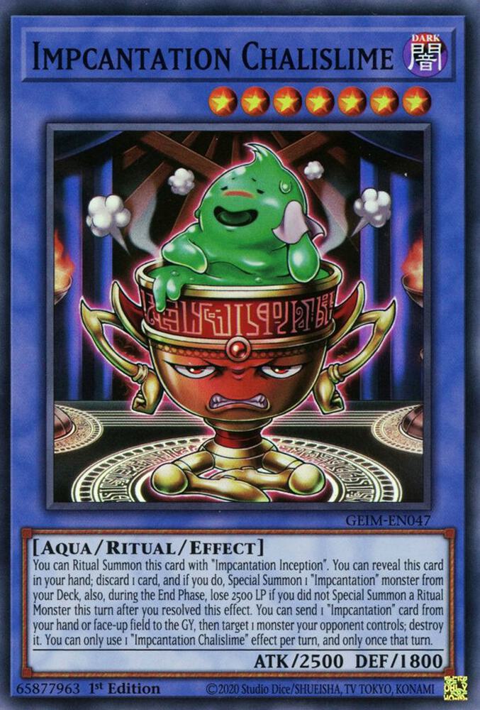Impcantation Chalislime GEIM-EN047 (Genesis Impact)  - 1st Edition