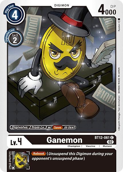 Ganemon BT12-061 C (Across Time) 