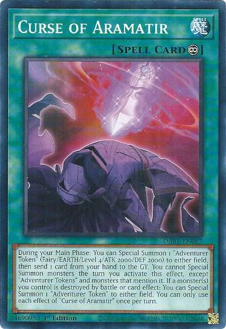 Curse of Aramatir DABL-EN067 (Darkwing Blast)  - 1st Edition