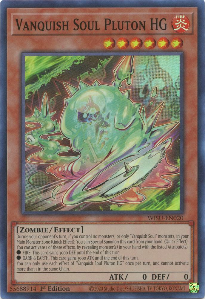 Vanquish Soul Pluton WISU-EN020 (Wild Survivors)  - 1st Edition
