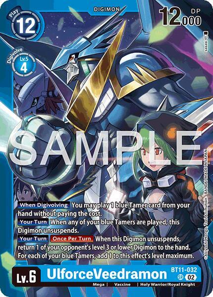 UlforceVeedramon BT11-032 SR (Limited Card Pack -Billion Bullet-)  - Foil