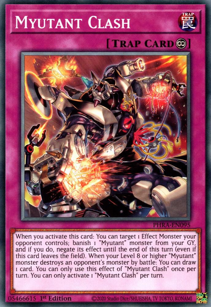 Myutant Clash PHRA-EN095 (Phantom Rage)  - 1st Edition