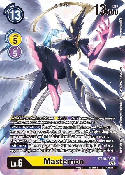 Mastemon Alternate Art ST10-06 SR (Digital Hazard) 