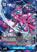 Amphimon Textured Alternate Art RB1-016 SR (Resurgence Booster)  - Foil