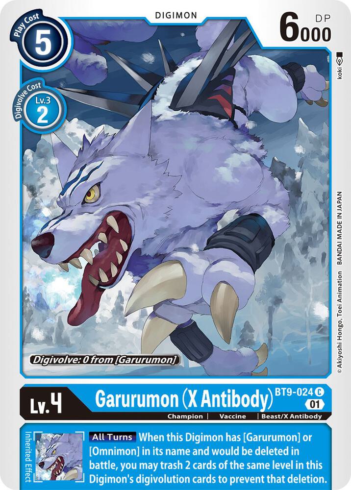 Garurumon X Antibody BT9-024 C (X Record) 