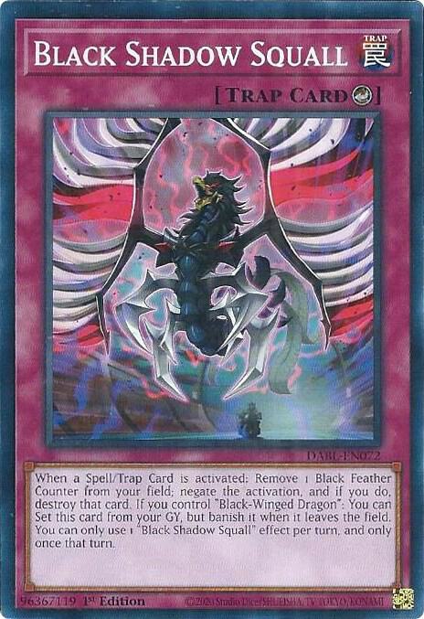 Black Shadow Squall DABL-EN072 (Darkwing Blast)  - 1st Edition