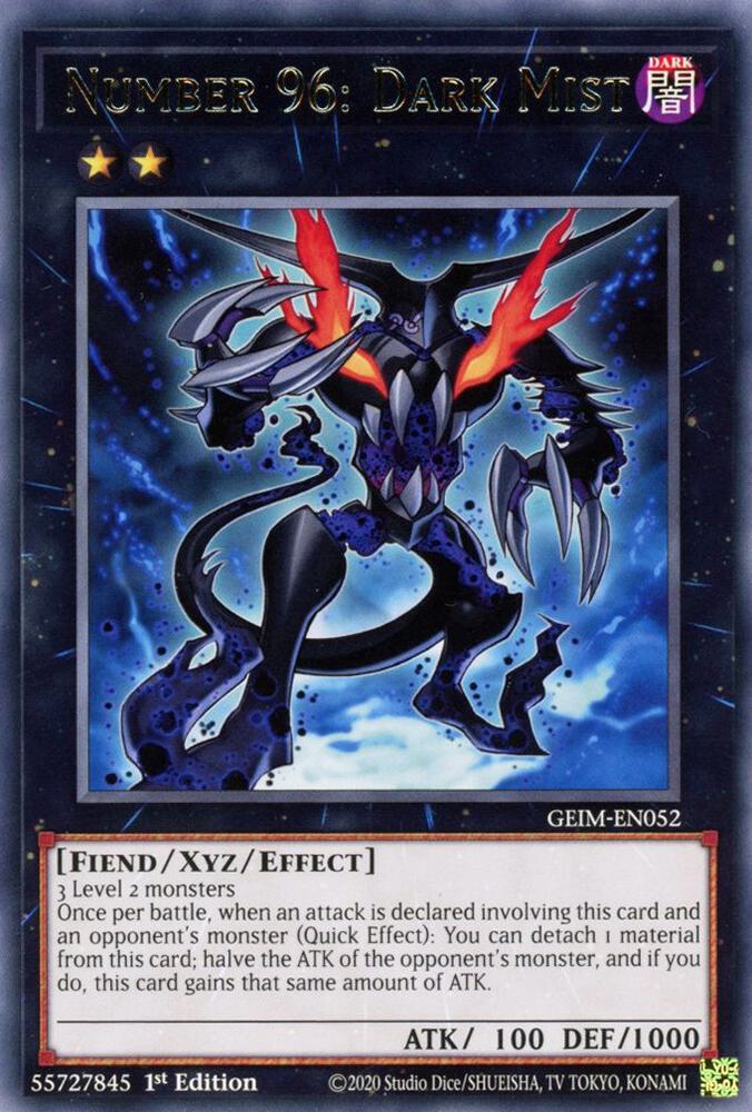 Number 96: Dark Mist GEIM-EN052 (Genesis Impact)  - 1st Edition