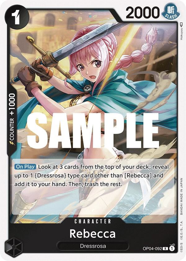 Rebecca OP04-092 (Kingdoms of Intrigue)  - Foil