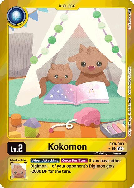 Kokomon Limited Foil EX8-003 C (Chain of Liberation)  - Foil