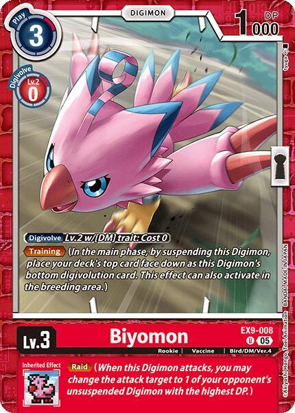 Biyomon EX9-008 U (Versus Monsters) 