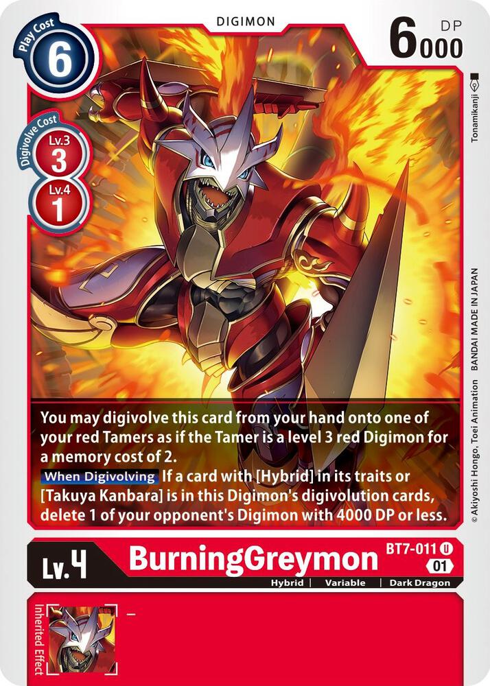 BurningGreymon BT7-011 U (Next Adventure) 