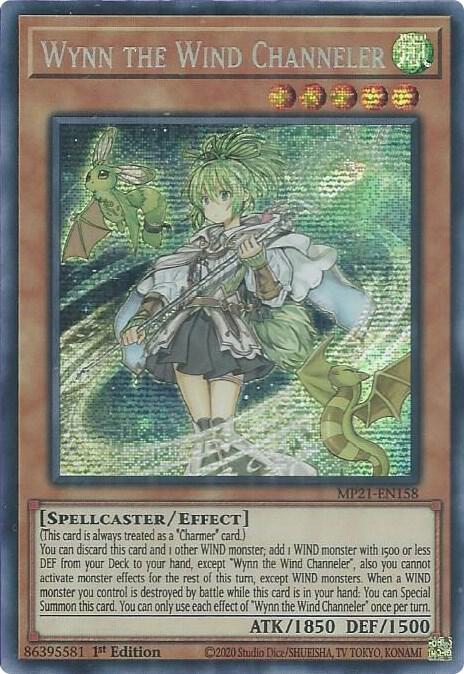 Wynn the Wind Channeler MP21-EN158 (2021 Tin of Ancient Battles)  - 1st Edition