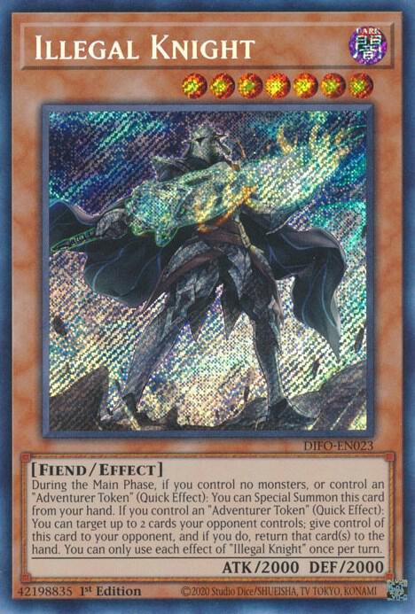 Illegal Knight DIFO-EN023 (Dimension Force)  - 1st Edition