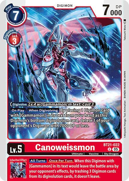 Canoweissmon BT21-022 U (World Convergence) 