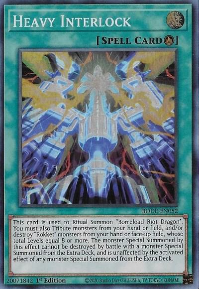 Heavy Interlock BODE-EN052 (Burst of Destiny)  - 1st Edition