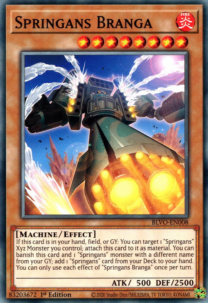 Springans Branga BLVO-EN008 (Blazing Vortex)  - 1st Edition