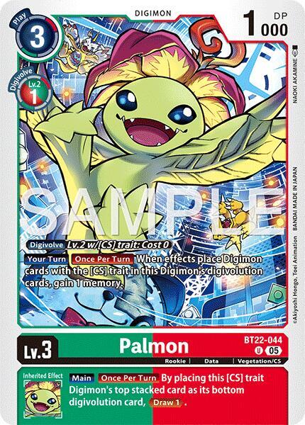 Palmon BT22-044 U (Cyber Eden) 