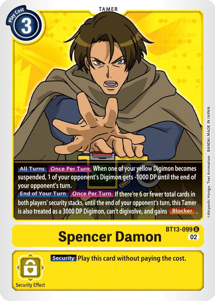 Spencer Damon BT13-099 U (Versus Royal Knights) 