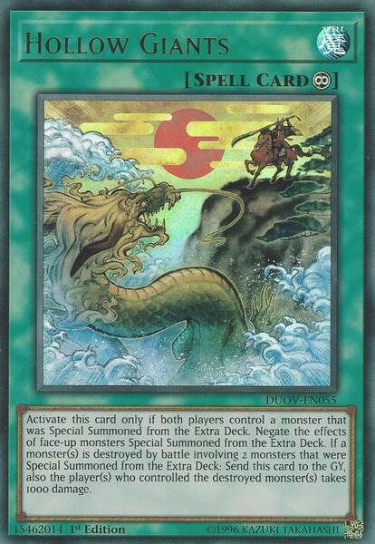 Hollow Giants DUOV-EN055 (Duel Overload)  - 1st Edition