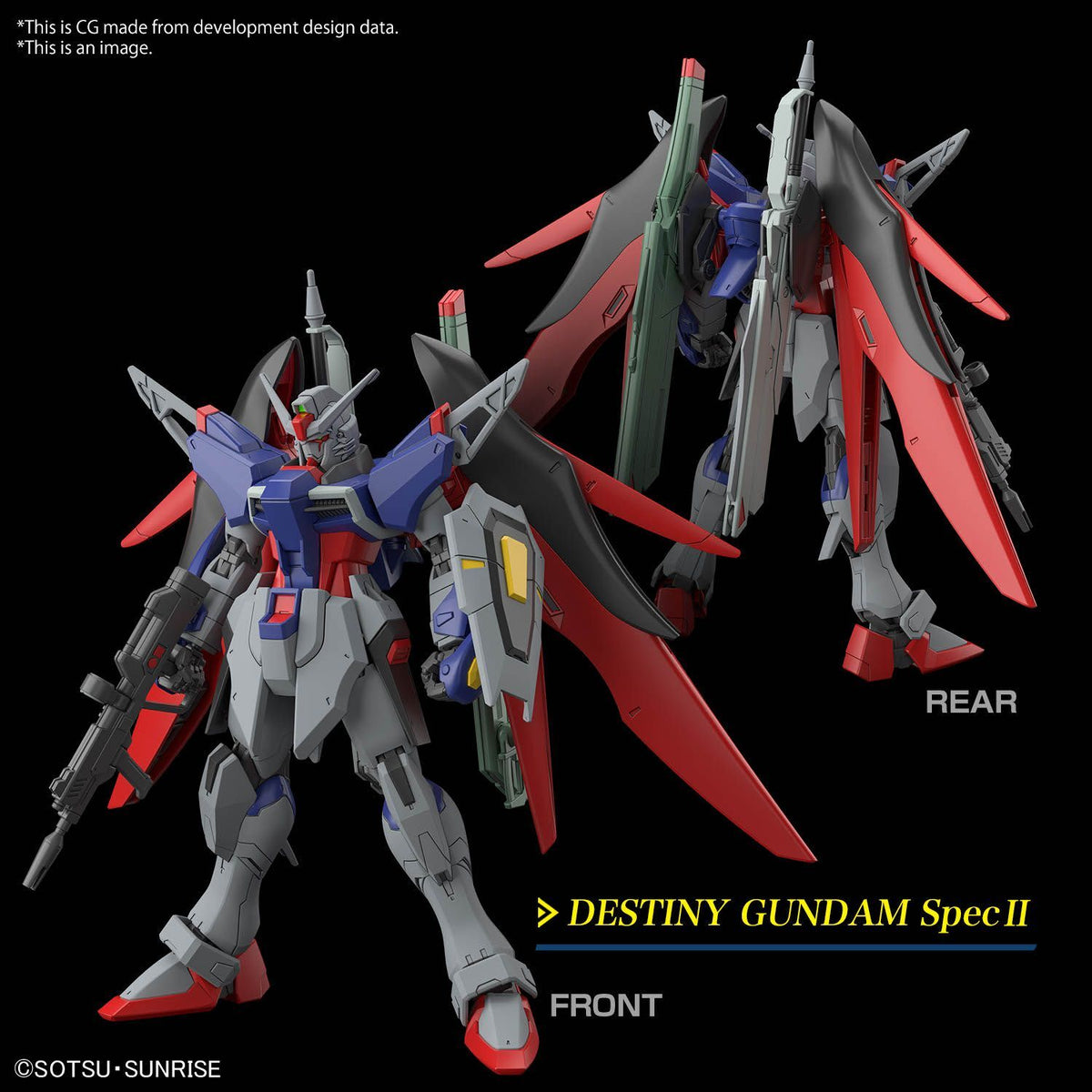 HGCE 1/144 Destiny Gundam Spec II & Zeus Silhouette