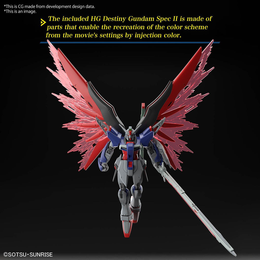 HGCE 1/144 Destiny Gundam Spec II & Zeus Silhouette